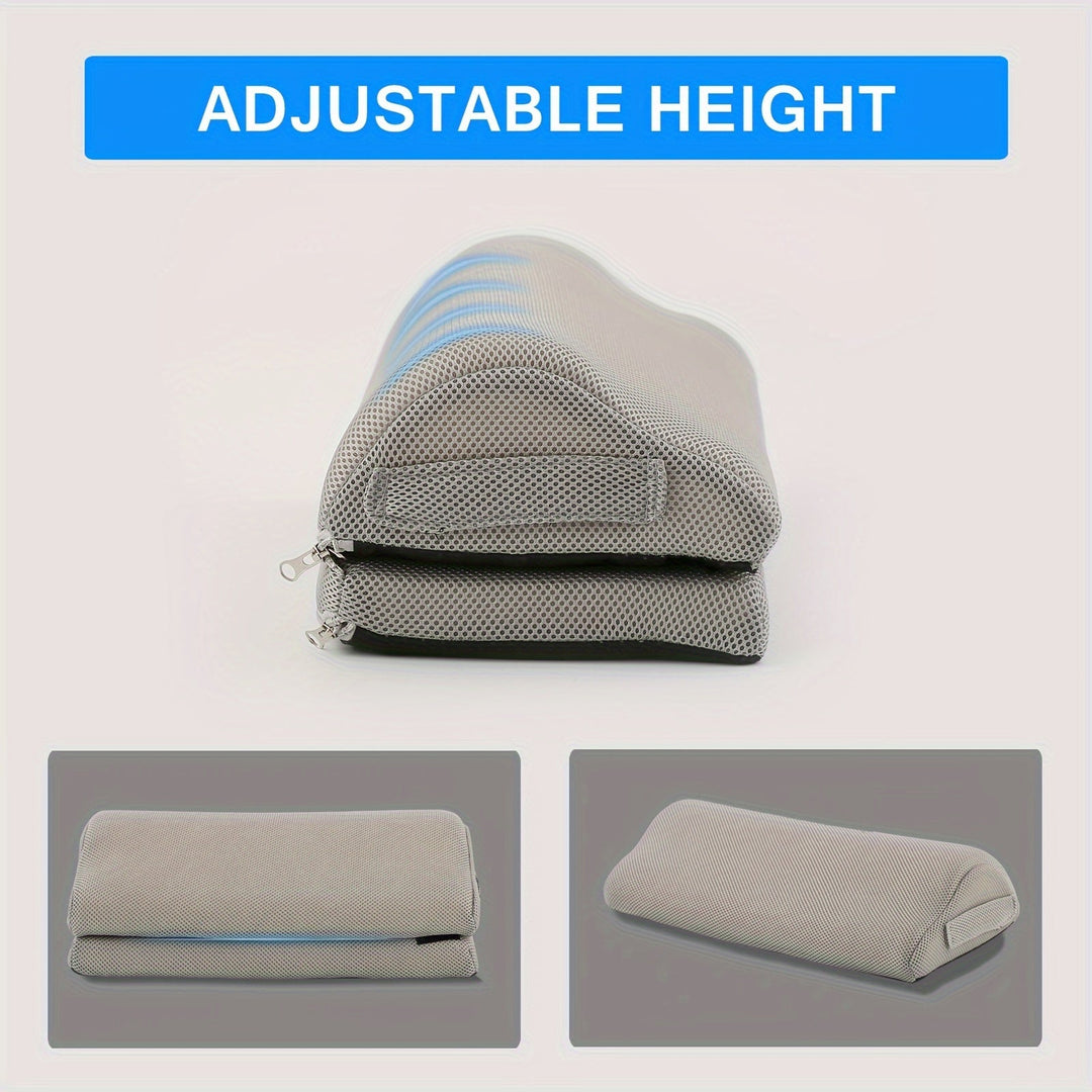 Lisslune | Ergonomic Footrest with Memory Foam – Adjustable & Non-Slip