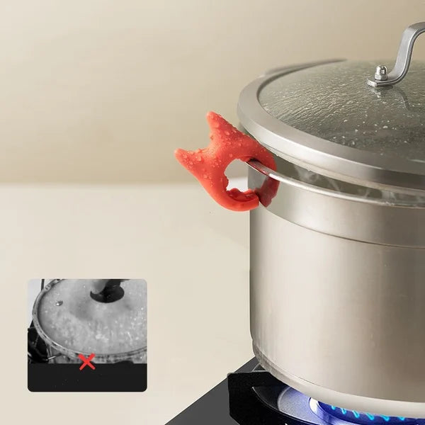 Lisslune | Silicone spoon holder pot clip