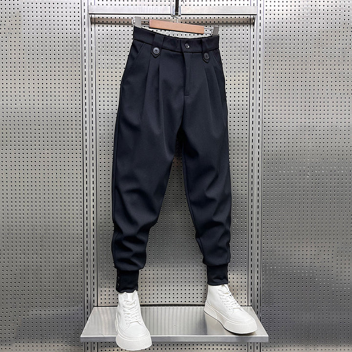 Lisslune | Finn Casual Wide Men's Harem Suit Trousers