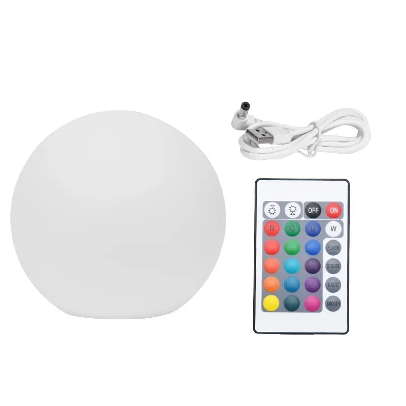 Lisslune | Waterproof Solar-Garden Ball Lamps – RGB LED Lighting for Outdoors