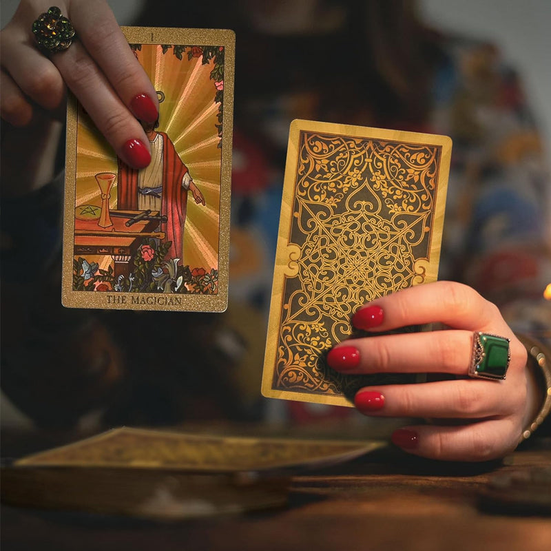 Lisslune | Explore the Mystical World of Tarot Gold Foil Tarot