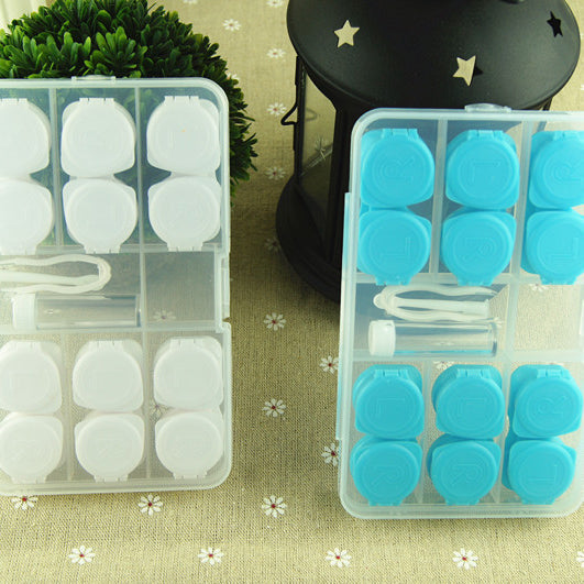 Rynx Container Set Contact Lens Case Travel Contact Lens Partner 6 Pairs