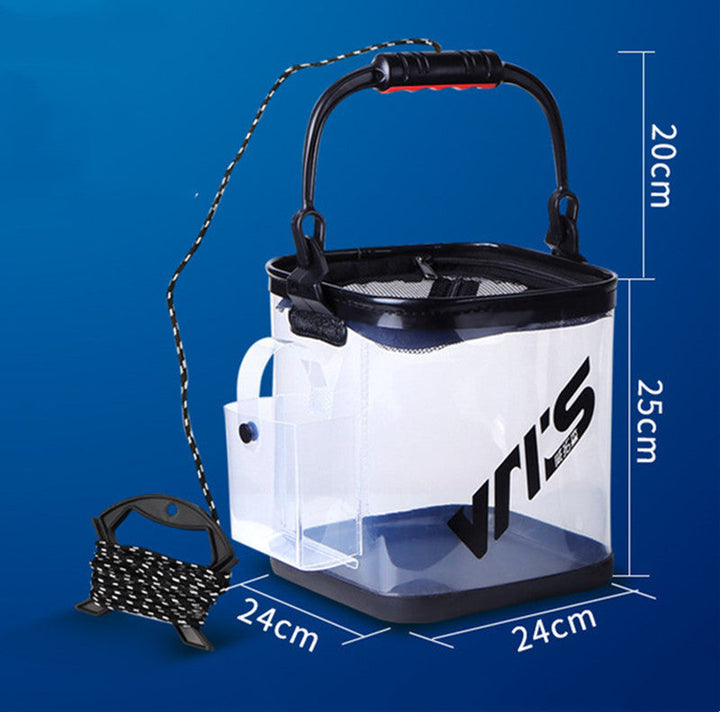 Lisslune | Foldable Transparent Fish Bucket