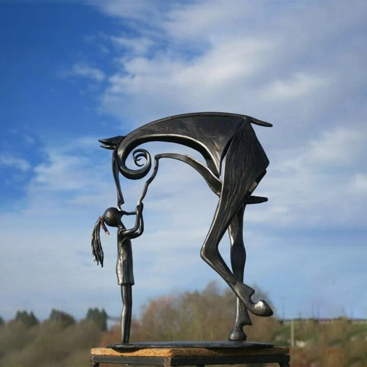 Lisslune | Kiss Horse Sculpture
