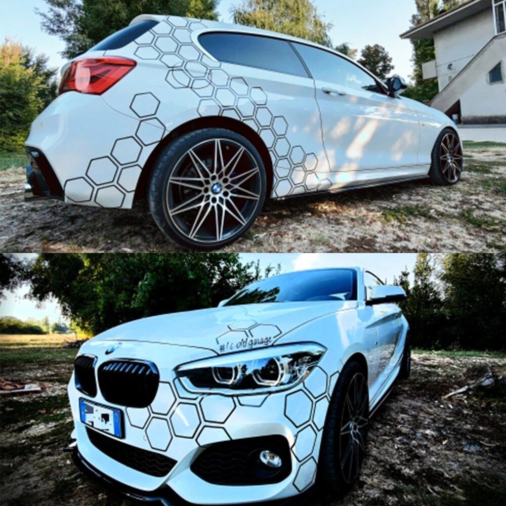Lisslune | Universal Honeycomb Car Graphics Vinyl Sticker Set