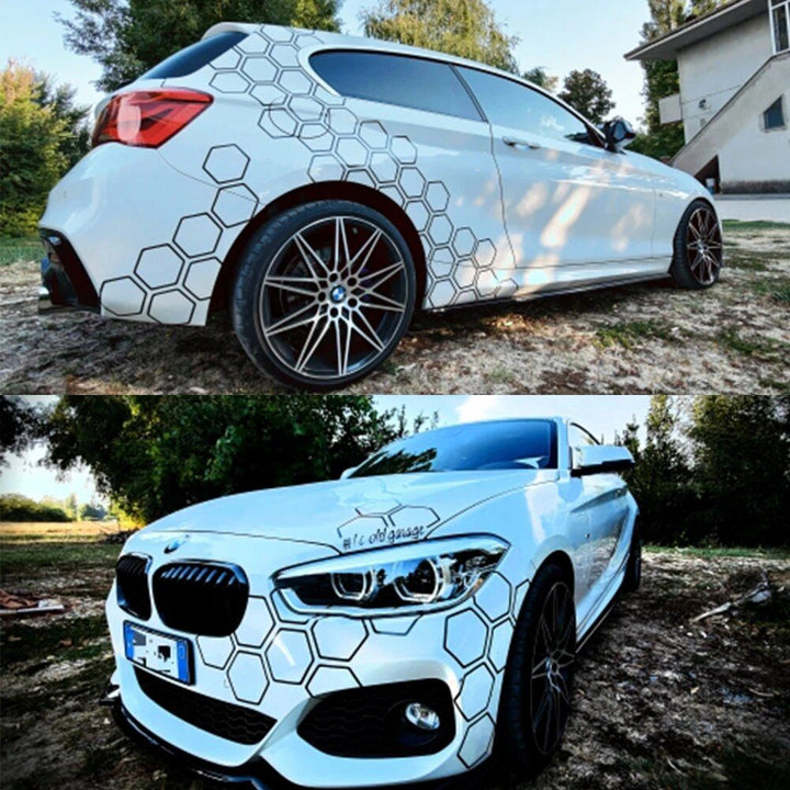 Lisslune | Universal Honeycomb Car Graphics Vinyl Sticker Set