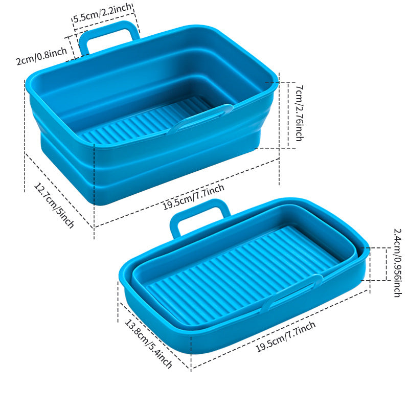 Lisslune | Foldable Air Fryer Baking Tray made of Silicone