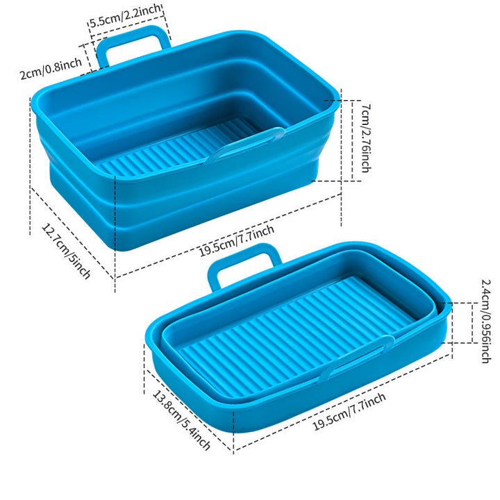 Lisslune | Foldable Air Fryer Baking Tray made of Silicone