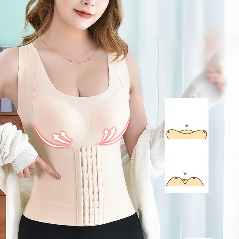Lisslune | 3-in-1 Waist Buttoned Bra Shapewear