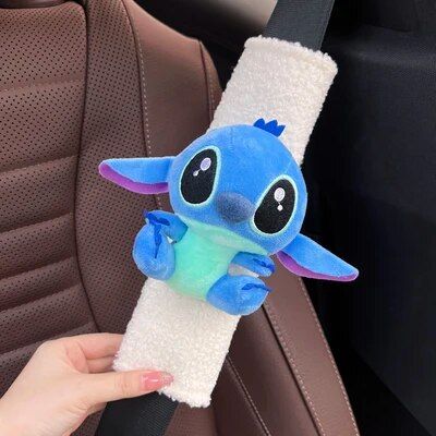 Lisslune | Plush Heart Frog Car Seatbelt Shoulder Pad