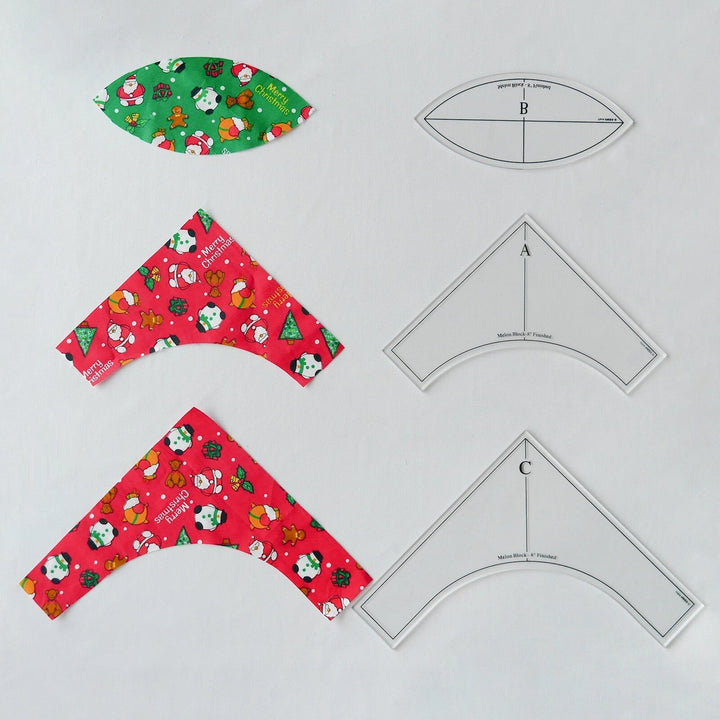 Lisslune | Quick Curve Quilt Template Set