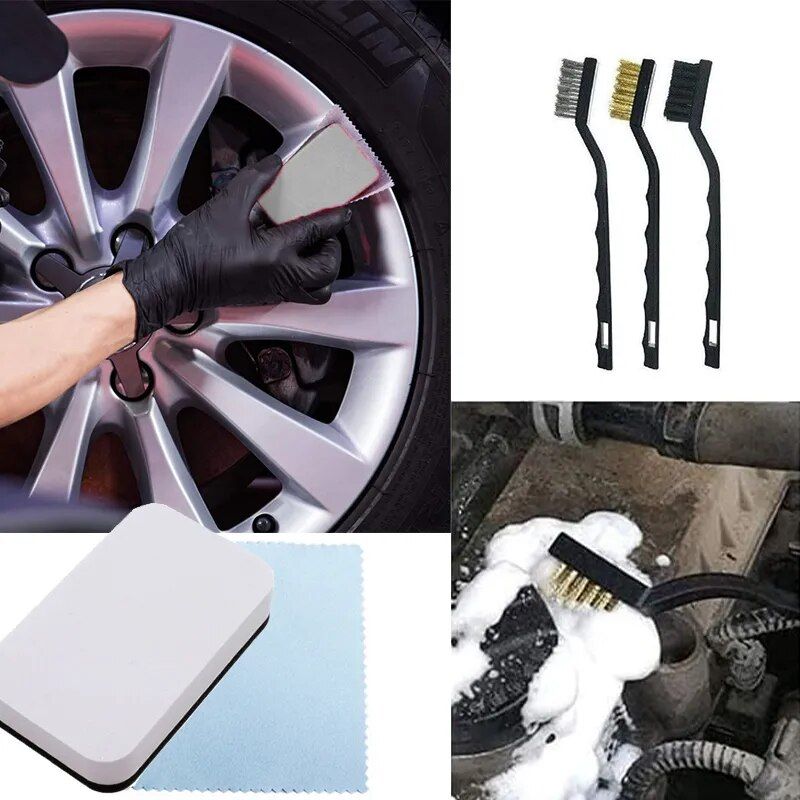 Lisslune | Complete 16-piece car cleaning and detailing set