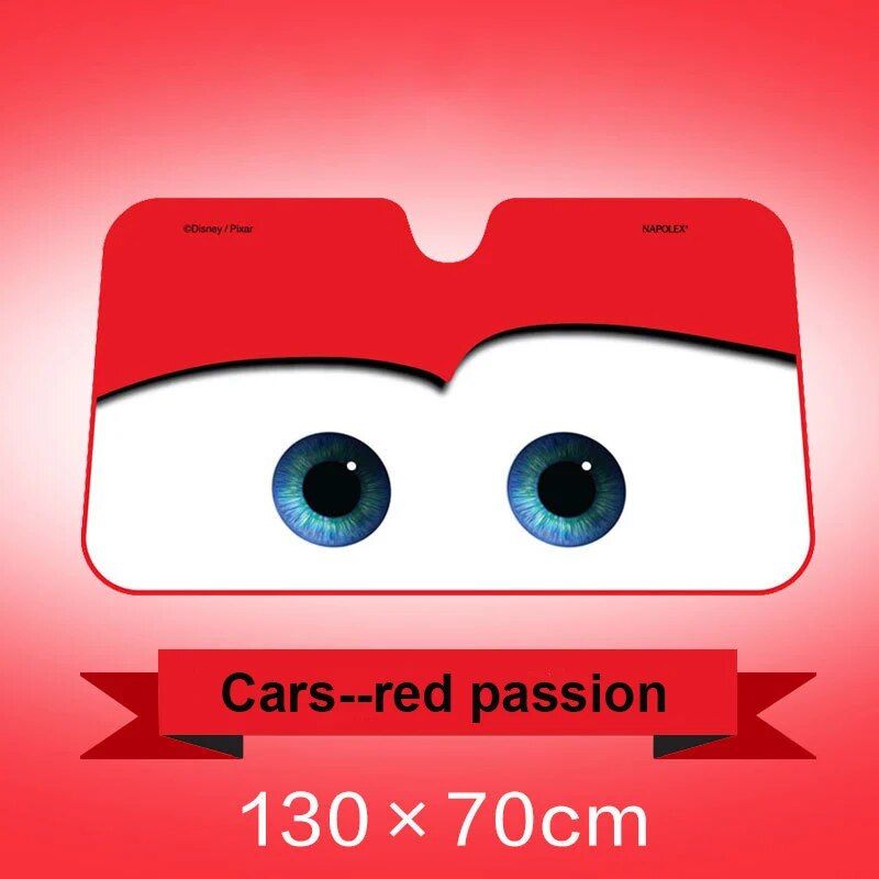 Lisslune | Aluminum foil car sunshade with heated eyes design – windshield sun protector