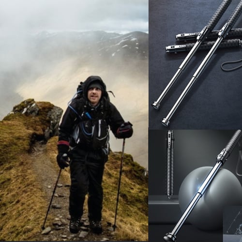 Lisslune | Automatic retractable trekking pole