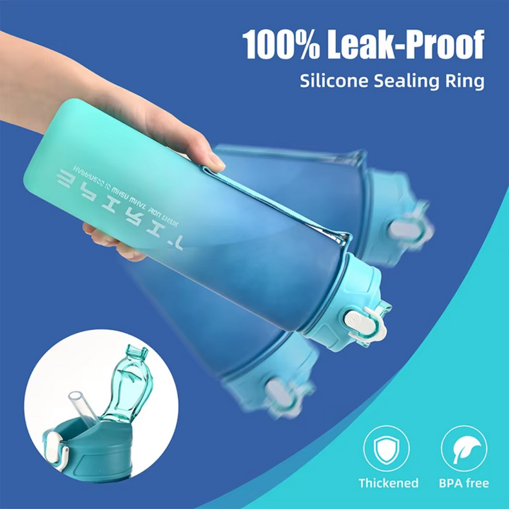 Lisslune | 1L Large Capacity Leakproof Sports Water Bottle