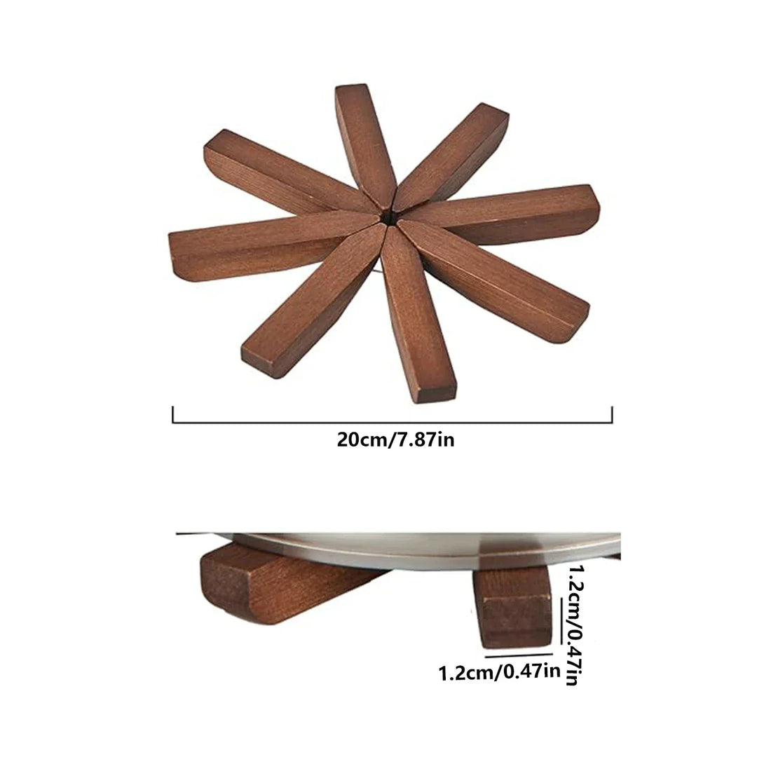 Lisslune | Black Walnut Shaped Table Coaster Set Coasters