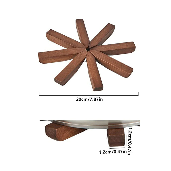 Lisslune | Black Walnut Shaped Table Coaster Set Coasters