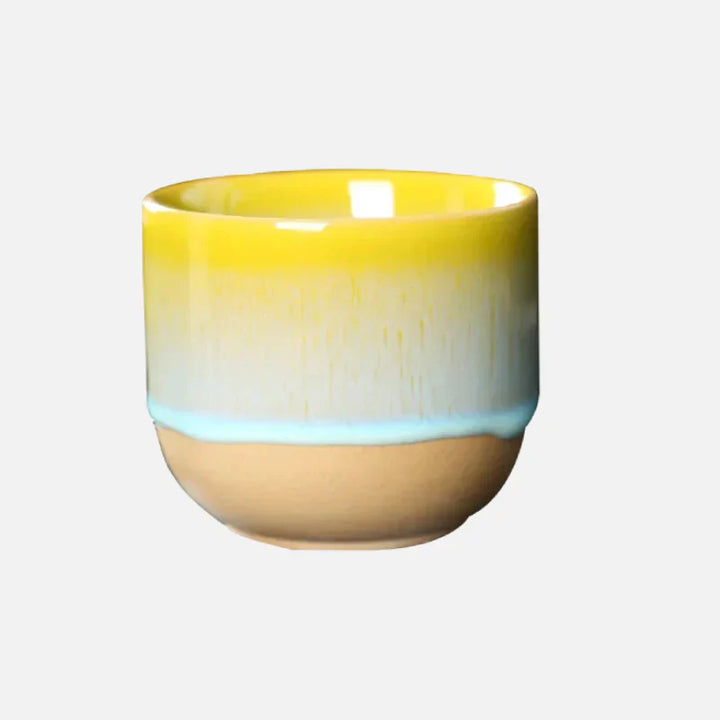 Lisslune | Handmade Ceramic Mug – Blue-Glazed Tea Bowl