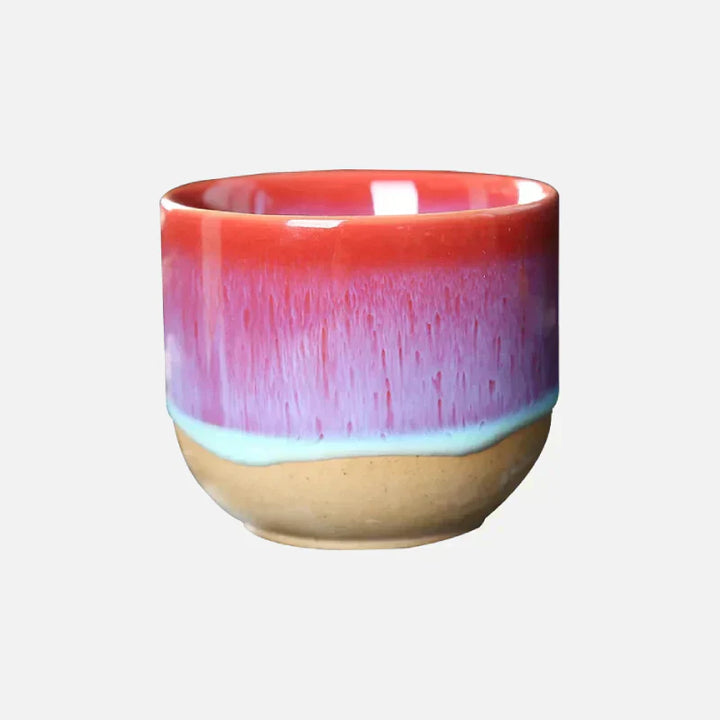 Lisslune | Handmade Ceramic Mug – Blue-Glazed Tea Bowl