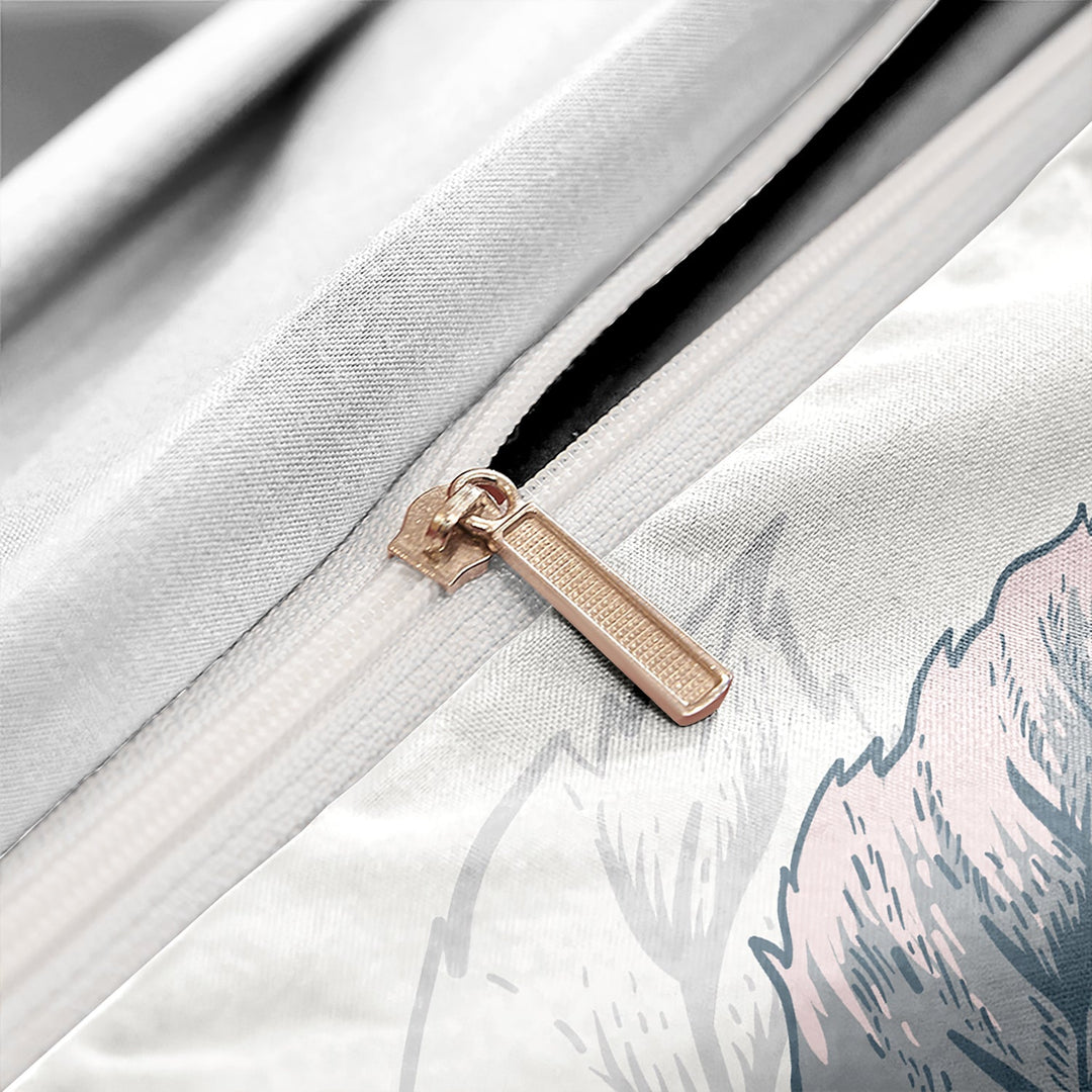 Lisslune | PetalFlight - Soft Floral and Bird Bed Linen
