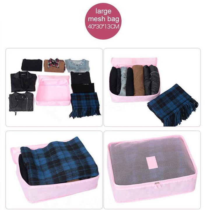 Lisslune | Travel Clothing Storage Bag (1 Set, 6 Pieces)