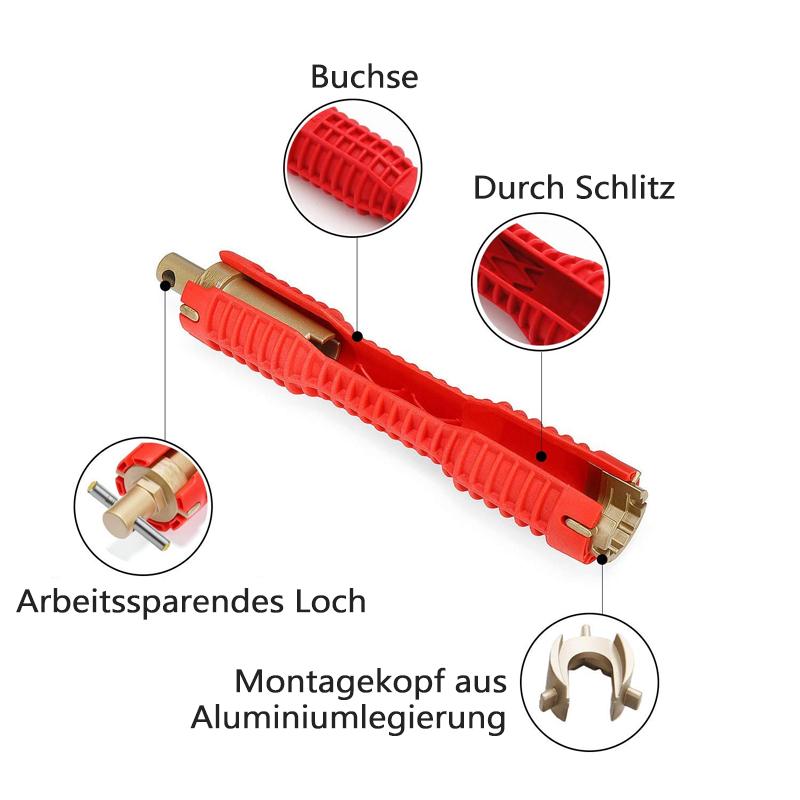 Lisslune | Multifunctional Pipe Wrench, Tool For Bathroom