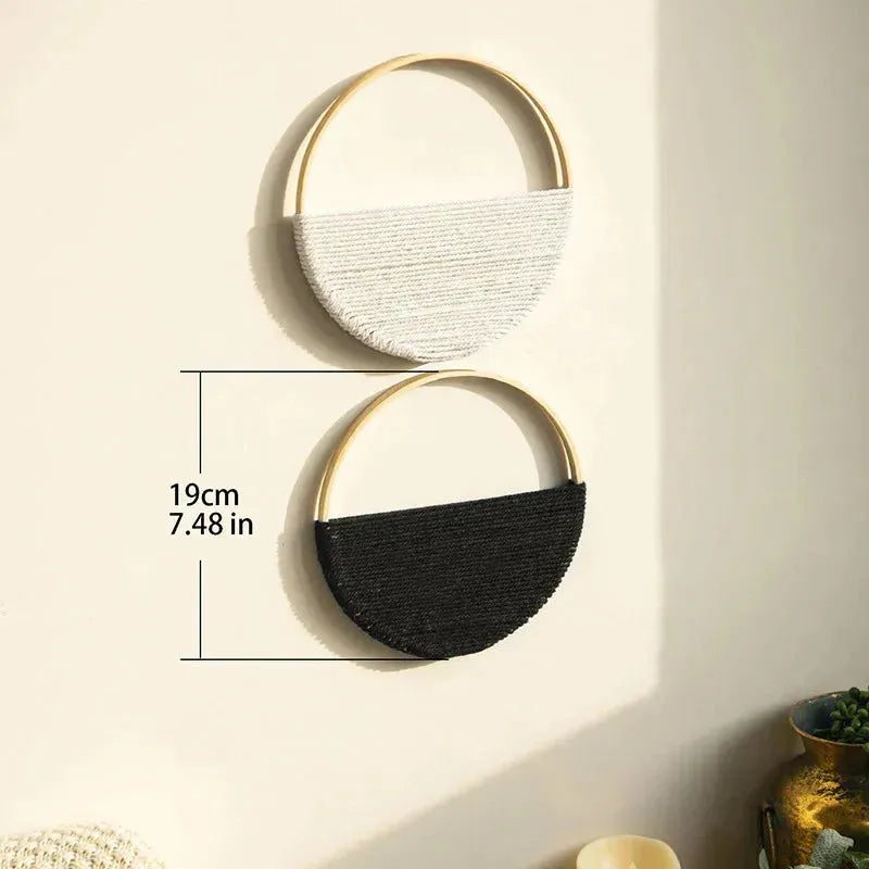 Lisslune | Willowloop – Circular Macrame Wall Decor with Symmetrical Design