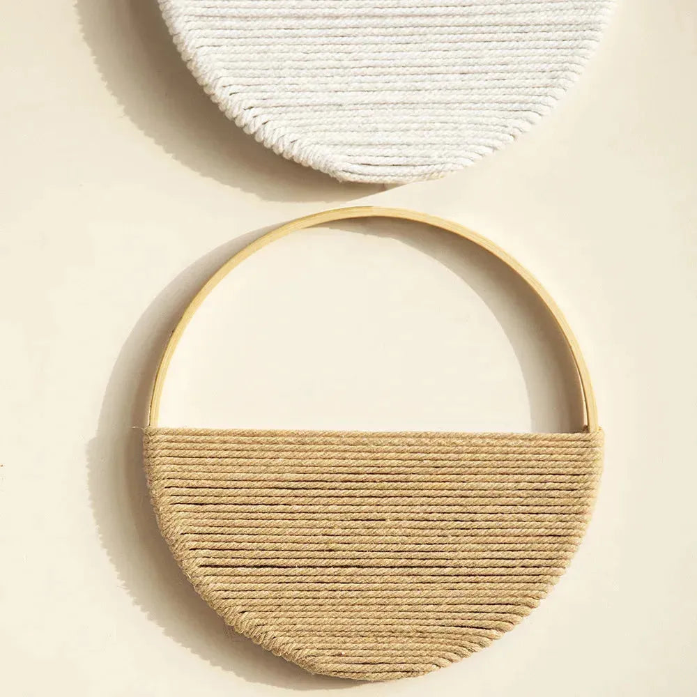 Lisslune | Willowloop – Circular Macrame Wall Decor with Symmetrical Design