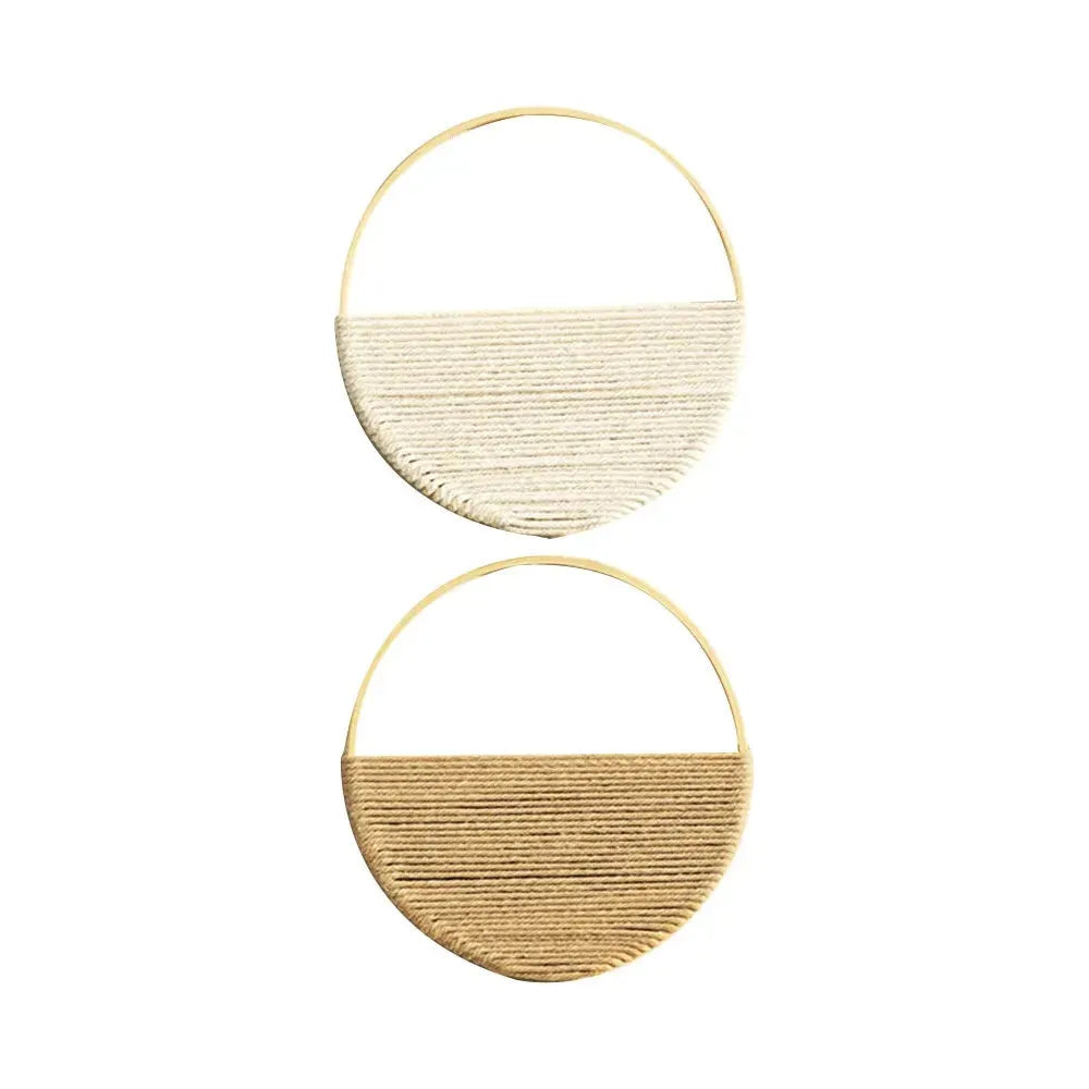 Lisslune | Willowloop – Circular Macrame Wall Decor with Symmetrical Design