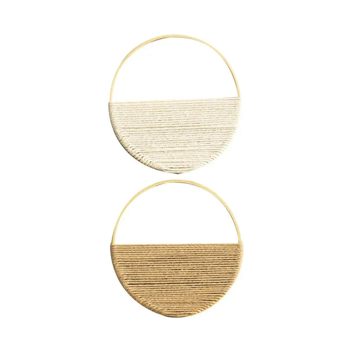 Lisslune | Willowloop – Circular Macrame Wall Decor with Symmetrical Design