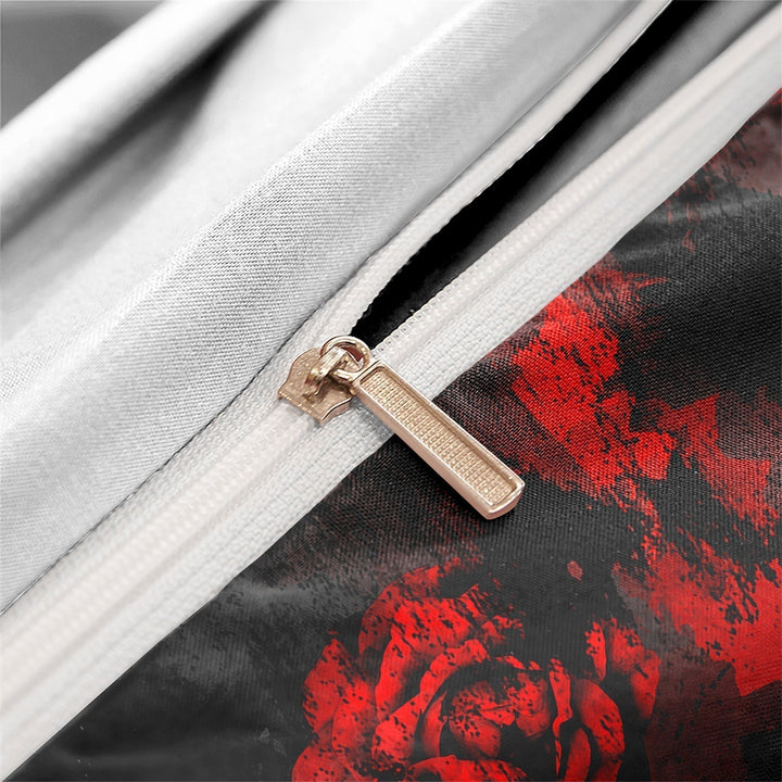 Lisslune | GothicLuxe - Skull & Rose-Themed Bed Set