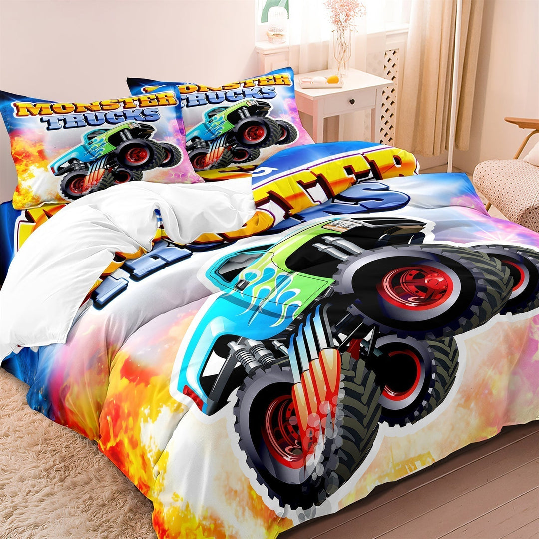 Lisslune | MegaWheels - Monster Truck Bedding Collection