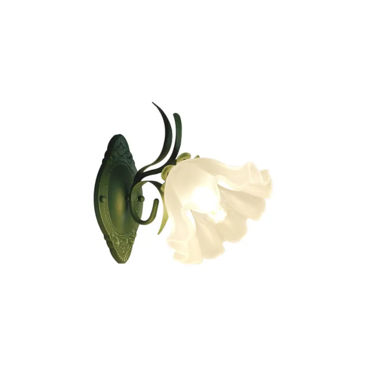 Lisslune | LED Lily of the Valley Flower Wall Lamp - Decorative Floral Light Fixture for Living Room & Bedroom Decor