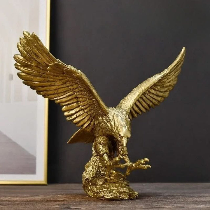 Lisslune | Golden Eagle Statue – Luxury Decor