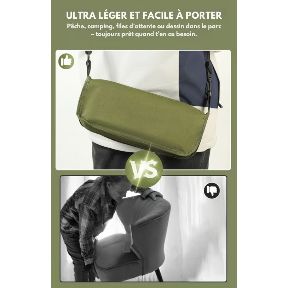 Lisslune | 2-in-1 Chair Bag – Ultralight Foldable Backpack with Built-In Seat