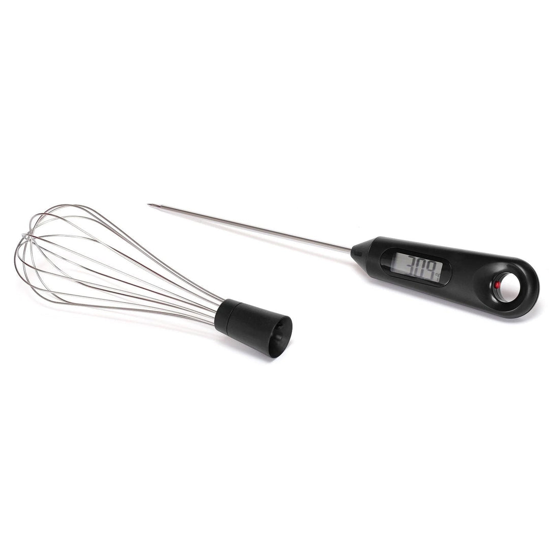 Lisslune | 2-in-1 Instant-Read Food Thermometer and Egg Beater