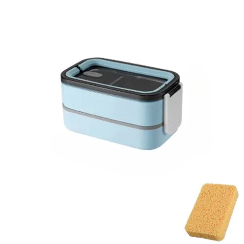 Lisslune | 2-Layer Stainless Steel Bento Lunchbox - MealMate