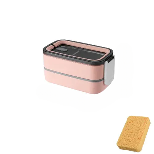 Lisslune | 2-Layer Stainless Steel Bento Lunchbox - MealMate
