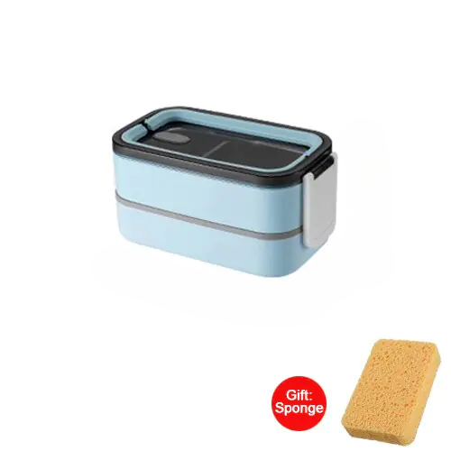 Lisslune | 2-Layer Stainless Steel Bento Lunchbox - MealMate