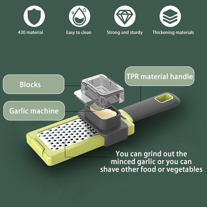 Lisslune | Stainless Steel Manual Garlic Grinder