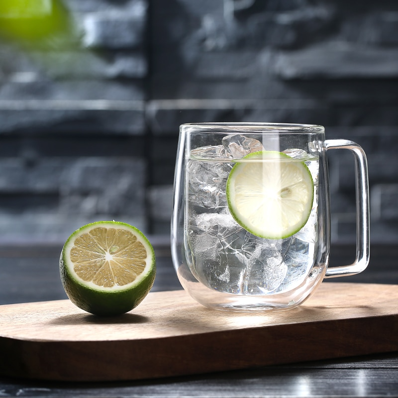 Lisslune | Handmade Double Thermal Insulated Glass Mug