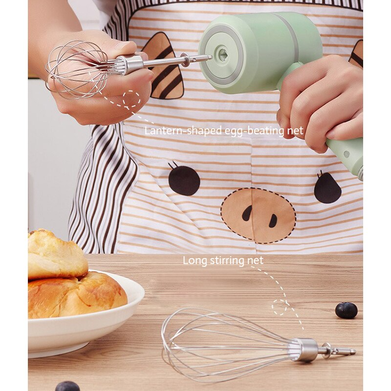 Lisslune | 3in1 Pastel Rechargeable Automatic Kitchen Blender