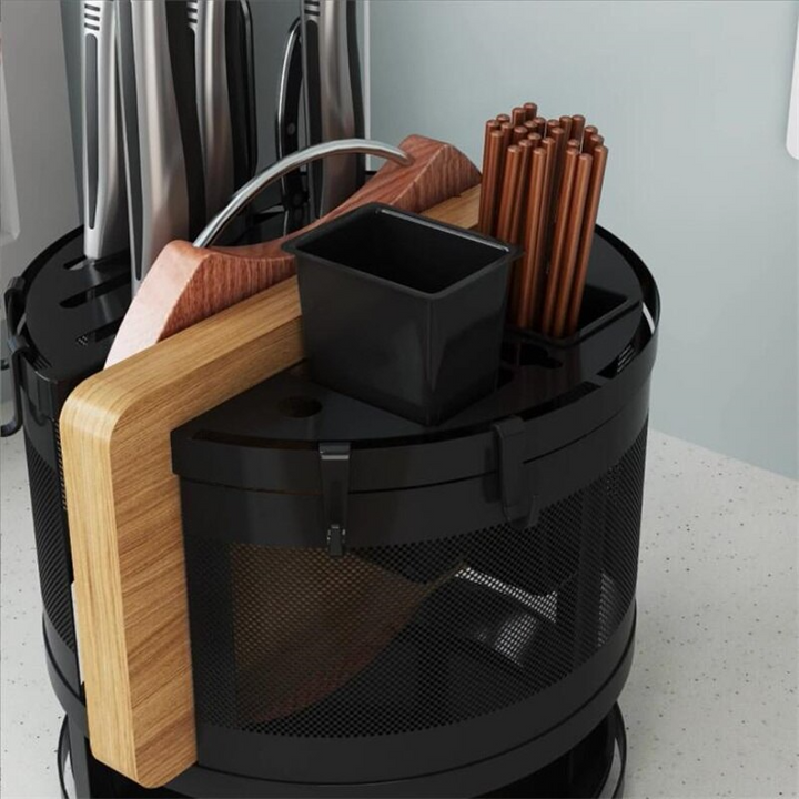 Lisslune | Rotating Kitchen Organizer Shelf Box