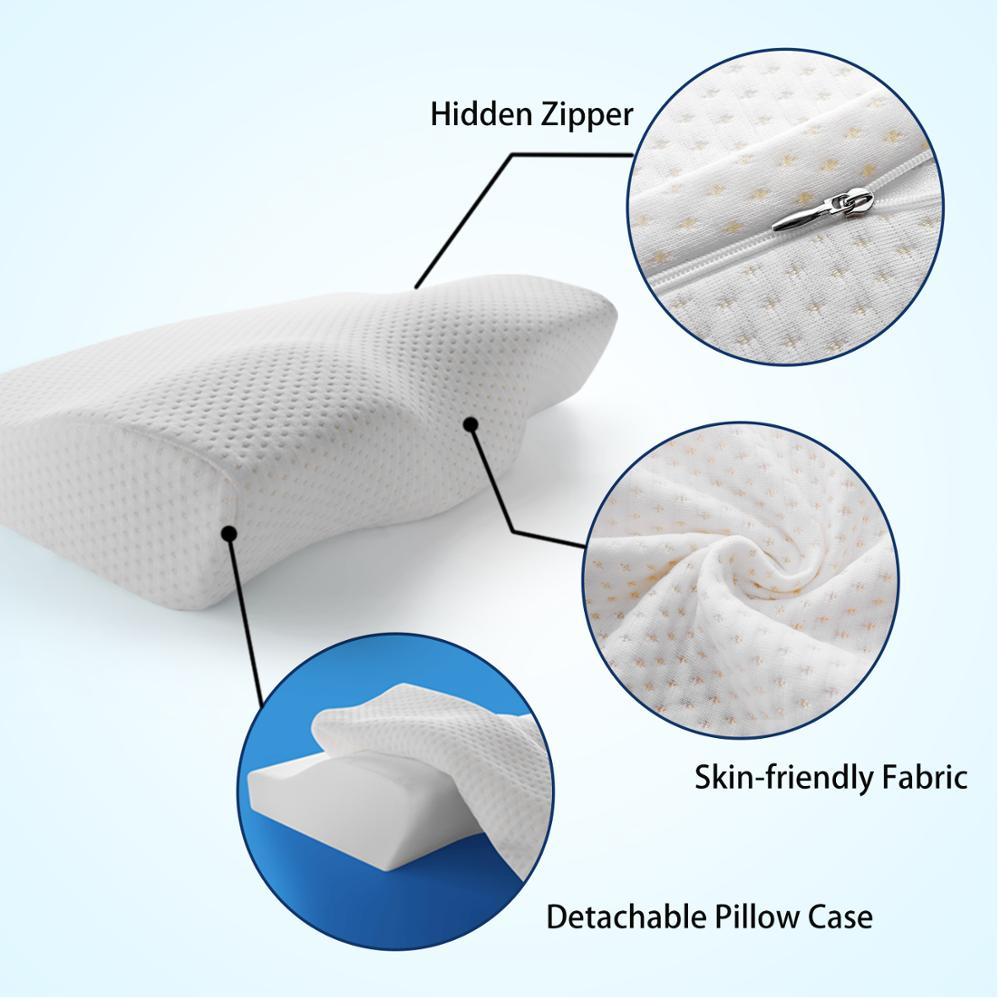 Lisslune | Neck Support Memory Foam Pillow