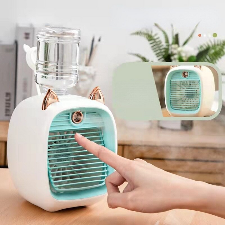 Lisslune | Portable Air Cooling Fan Mini Humidifier