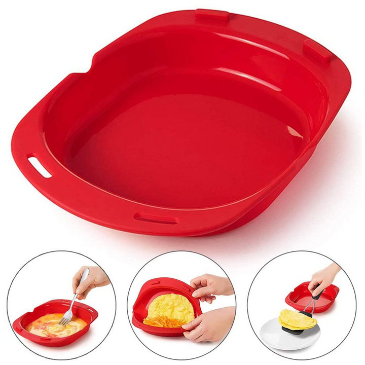 Lisslune | Non-Stick Microwave Omelette Maker