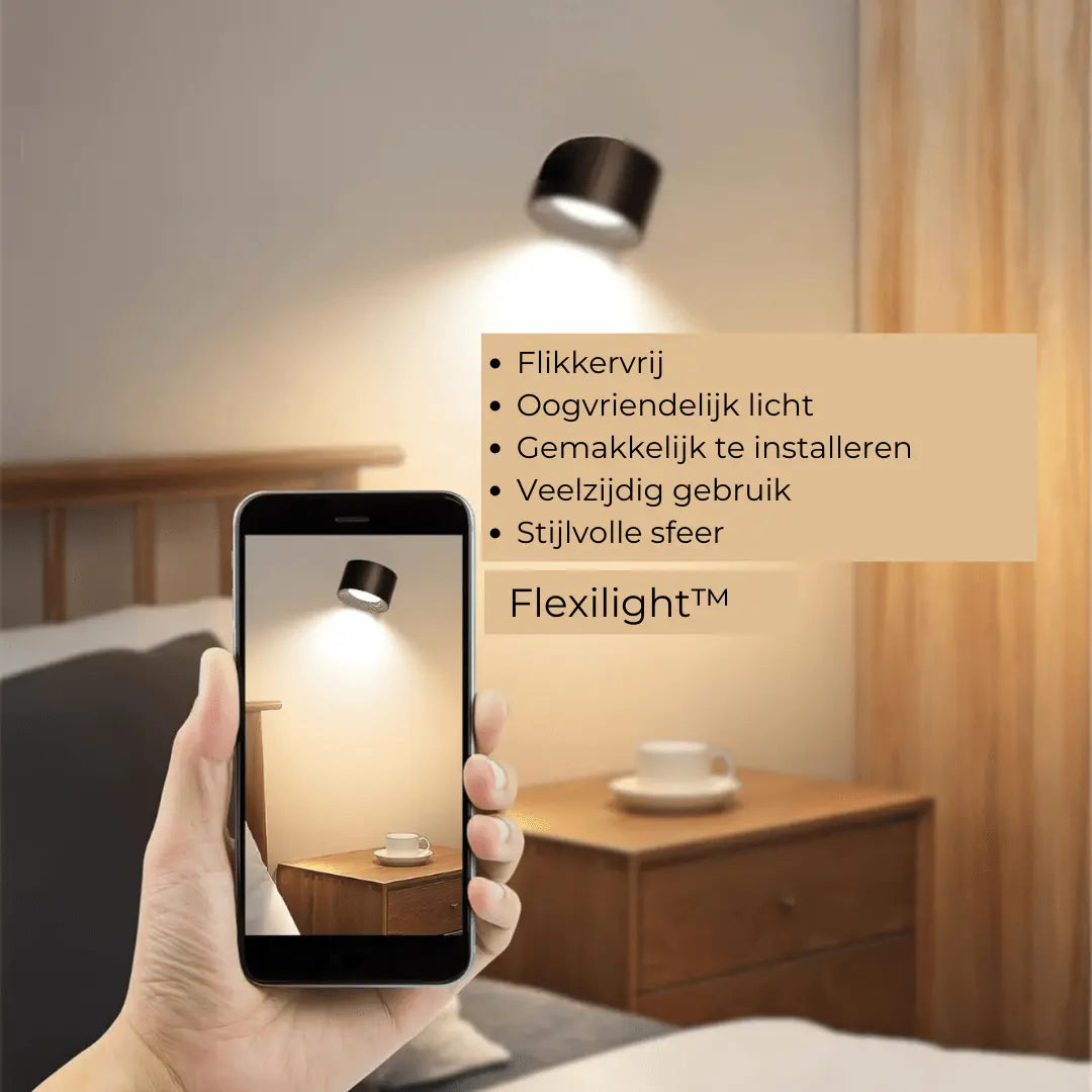 Lisslune | Wall lamp Rechargeable Wireless 360°