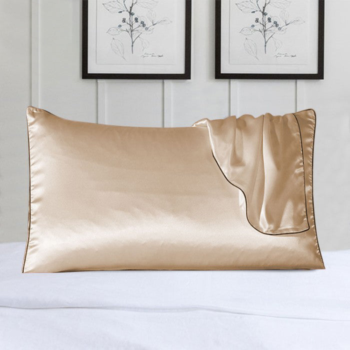 Lisslune | 2-Pack 100% Silk Pillowcase with Trim