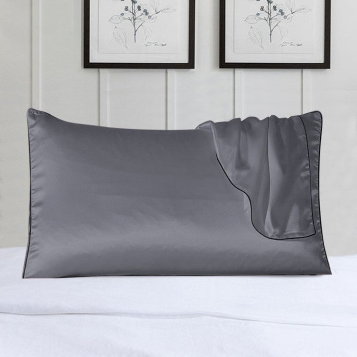 Lisslune | 2-Pack 100% Silk Pillowcase with Trim