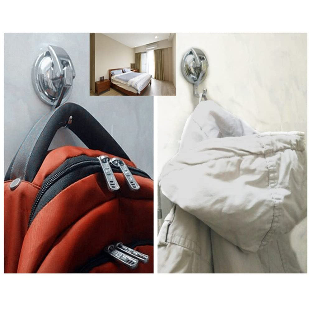 Lisslune | 2-Pack: Heavy-Duty Vacuum Suction Cup Hooks